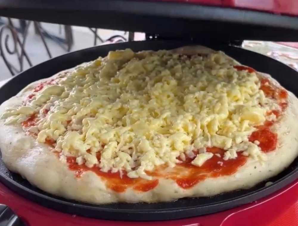 pizza al estilo casa de teja